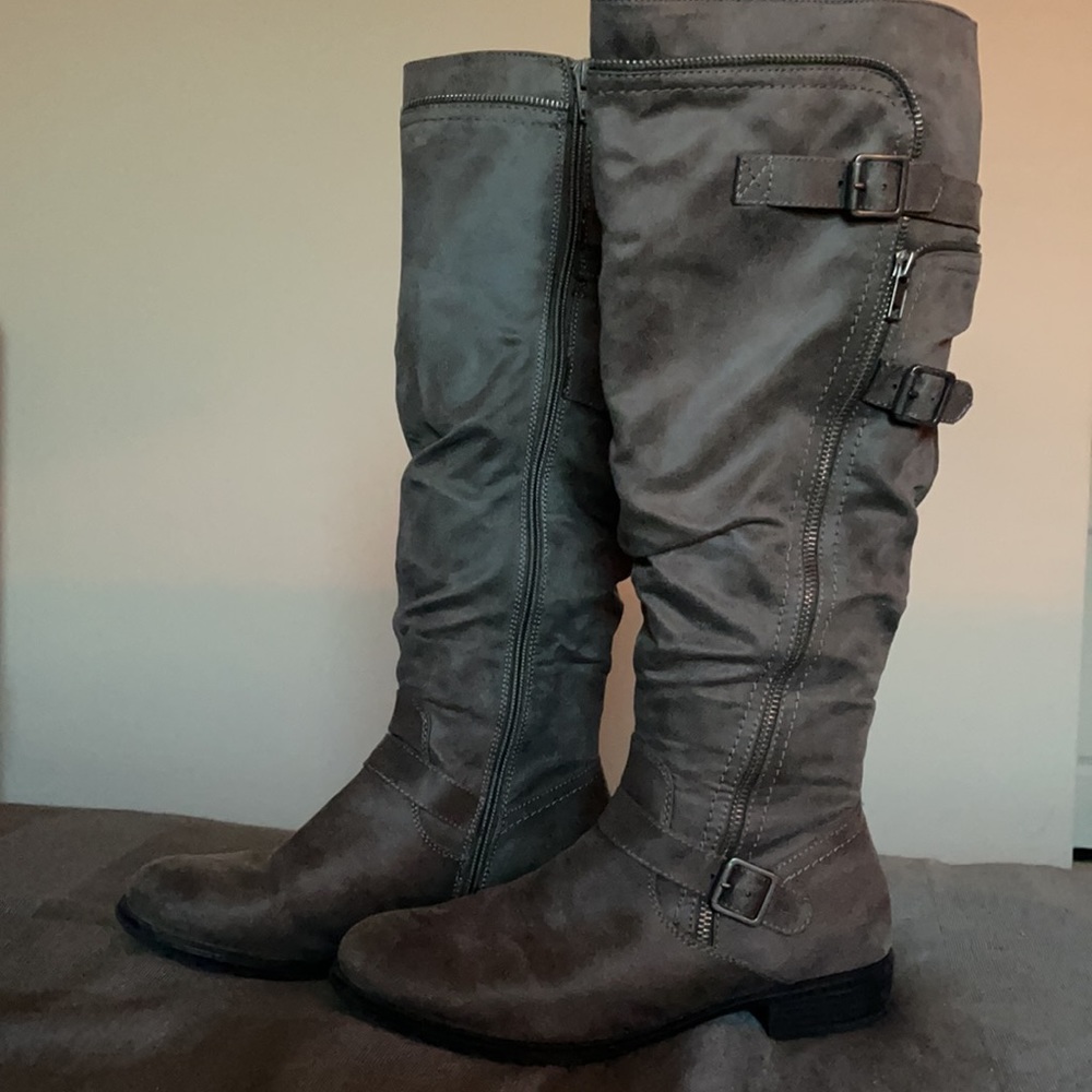 Wide Calf knee high boots